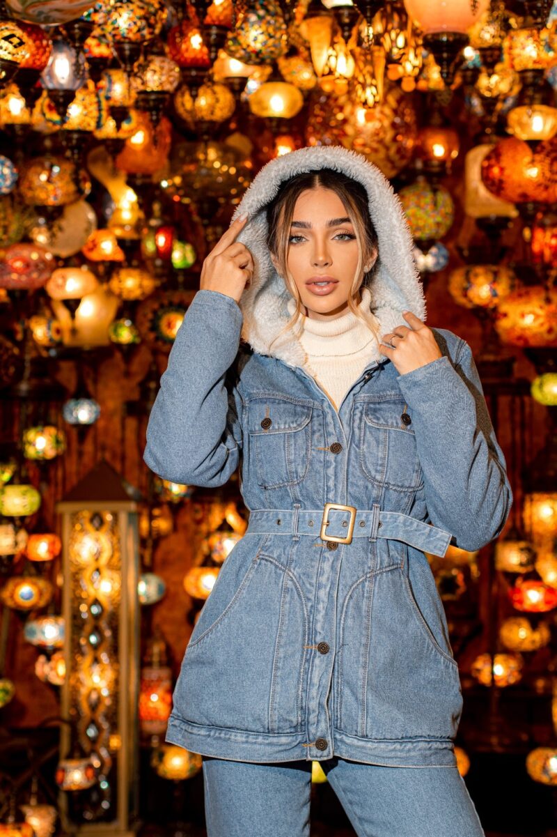 Parka Jeans Forrada