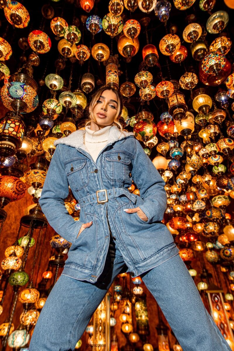 Parka Jeans Forrada - Imagem 4