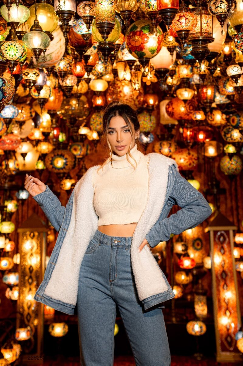 Parka Jeans Forrada - Imagem 2