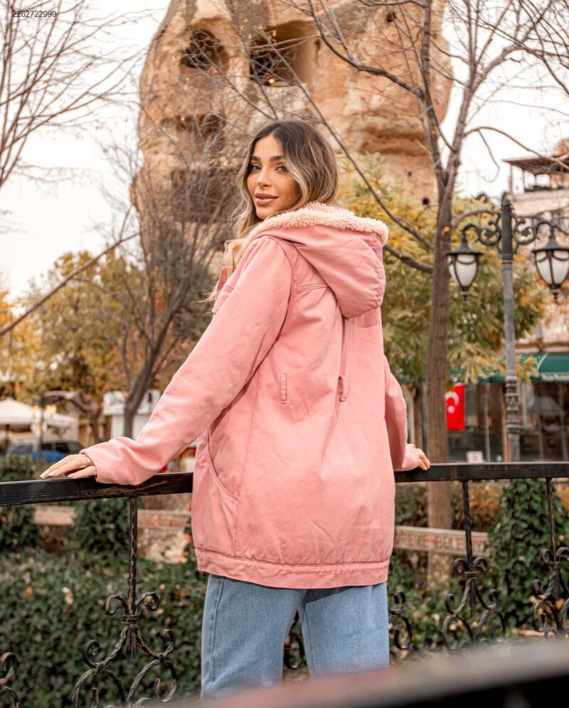 Parka Jeans Forrada - Imagem 7